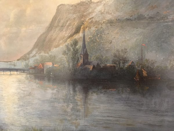 Schilderij Rivierlandschap - Afbeelding 6