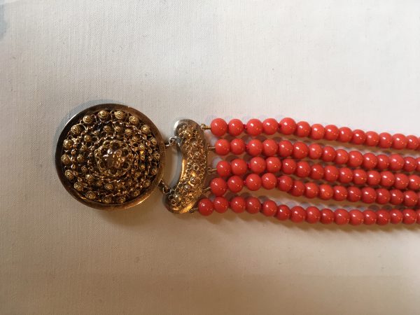 5 Rijig Collier Bloedkoraal - Afbeelding 7
