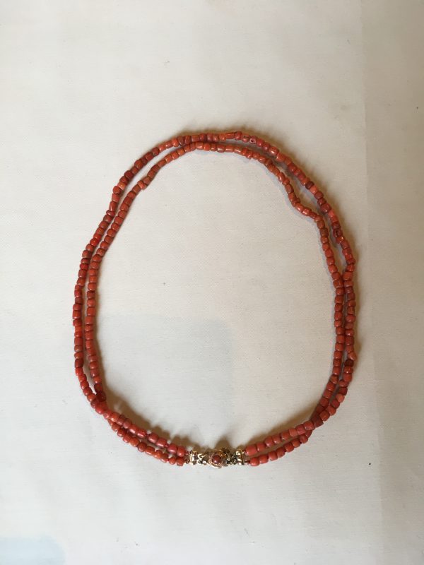 2 Rijig Collier Bloedkoraal - Afbeelding 2