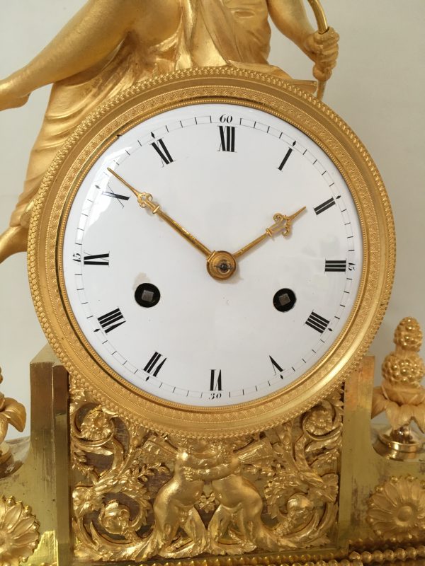 Empire pendule, Diane, godin van de jacht - Afbeelding 3