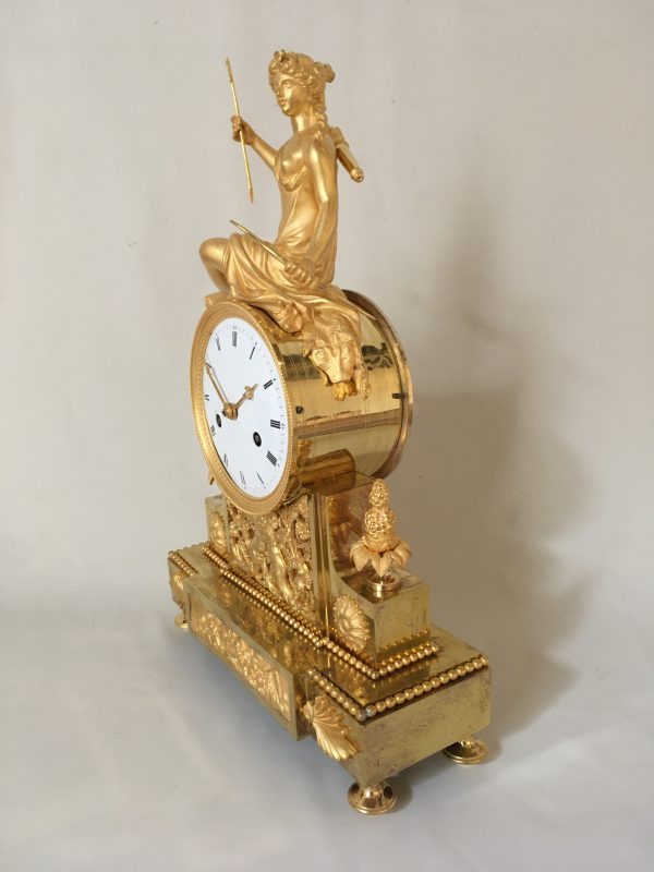 Empire pendule, Diane, godin van de jacht - Afbeelding 11