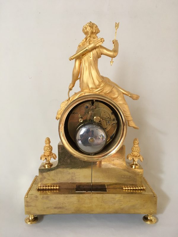 Empire pendule, Diane, godin van de jacht - Afbeelding 12