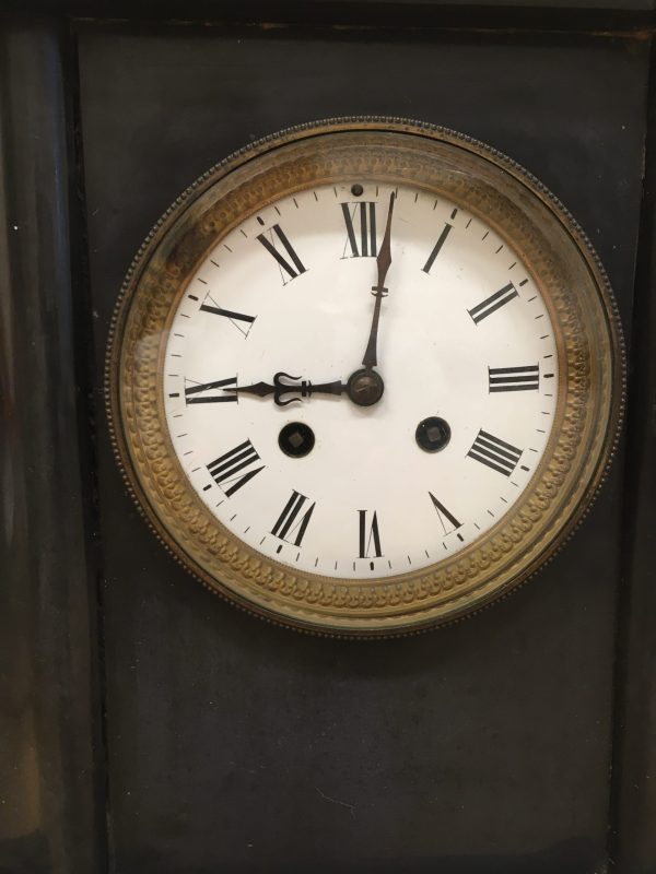Zwart marmeren pendule - Afbeelding 2