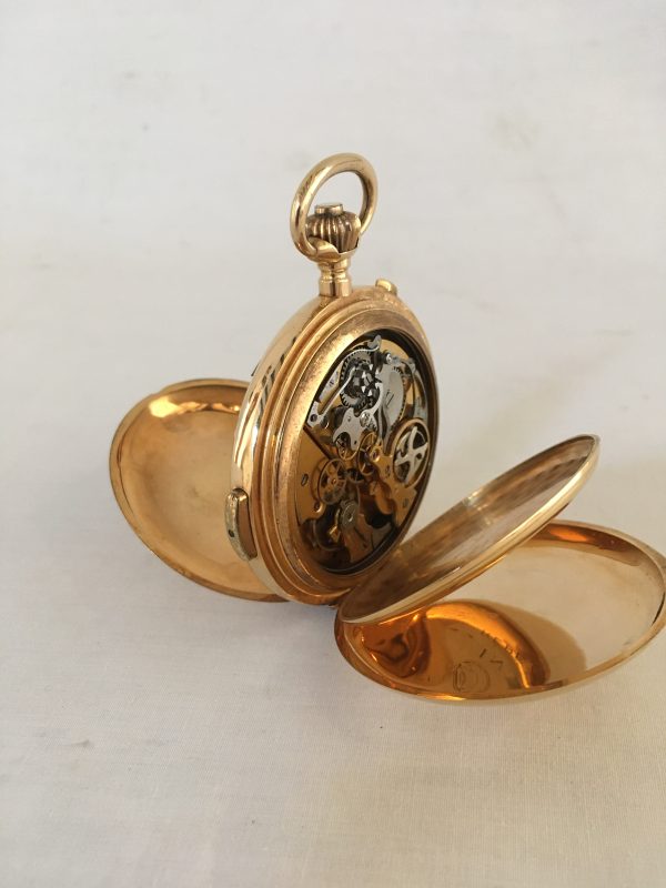 INVICTA  Savonet heren zakhorloge met kwartierslagwerk  en chronograaf - Afbeelding 5